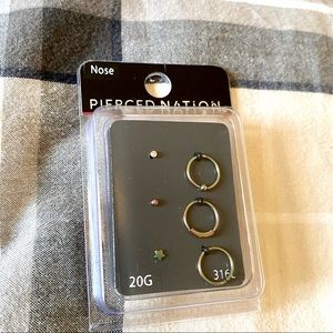 Pierced Nation Nose Ring